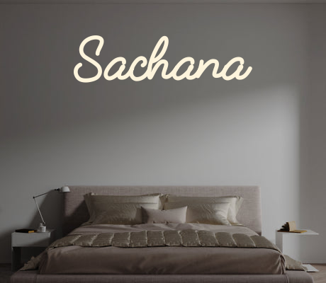Custom text: Sachana